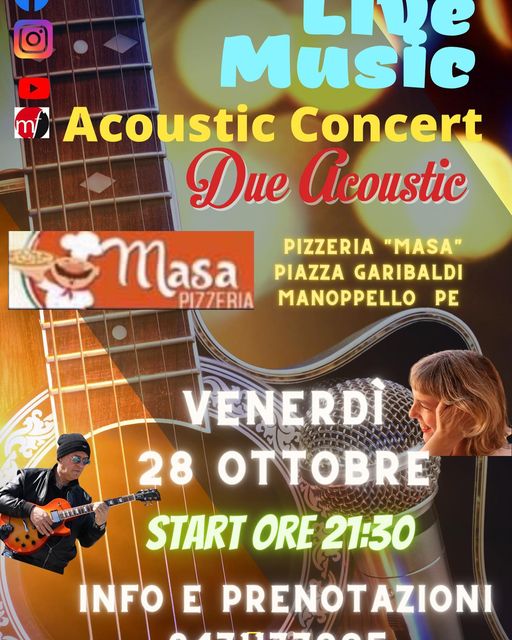 CIAO AMICI! VENERDÌ 28 OTTOBRE, UN LIETO RITORNO ALLA Pizzeria Masa DI MANOPPEL…