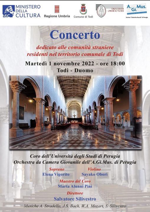 Prossimo appuntamento: Martedì 1 Novembre Duomo di TODI h 18.00.
Orchestra da Ca…