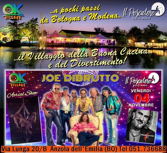 VENERDÌ 4 NOVEMBREJOE DIBRUTTO Live Show! DJ Set MIRCO CATTANIPrenota subito la…
