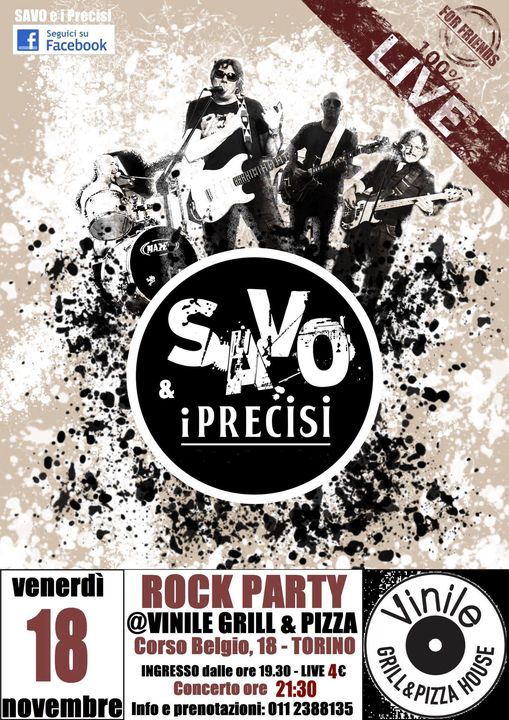 Grazie per l’ospitalità  We Love RnR
SAVO e i Precisi di nuovo in pista Vi aspet…