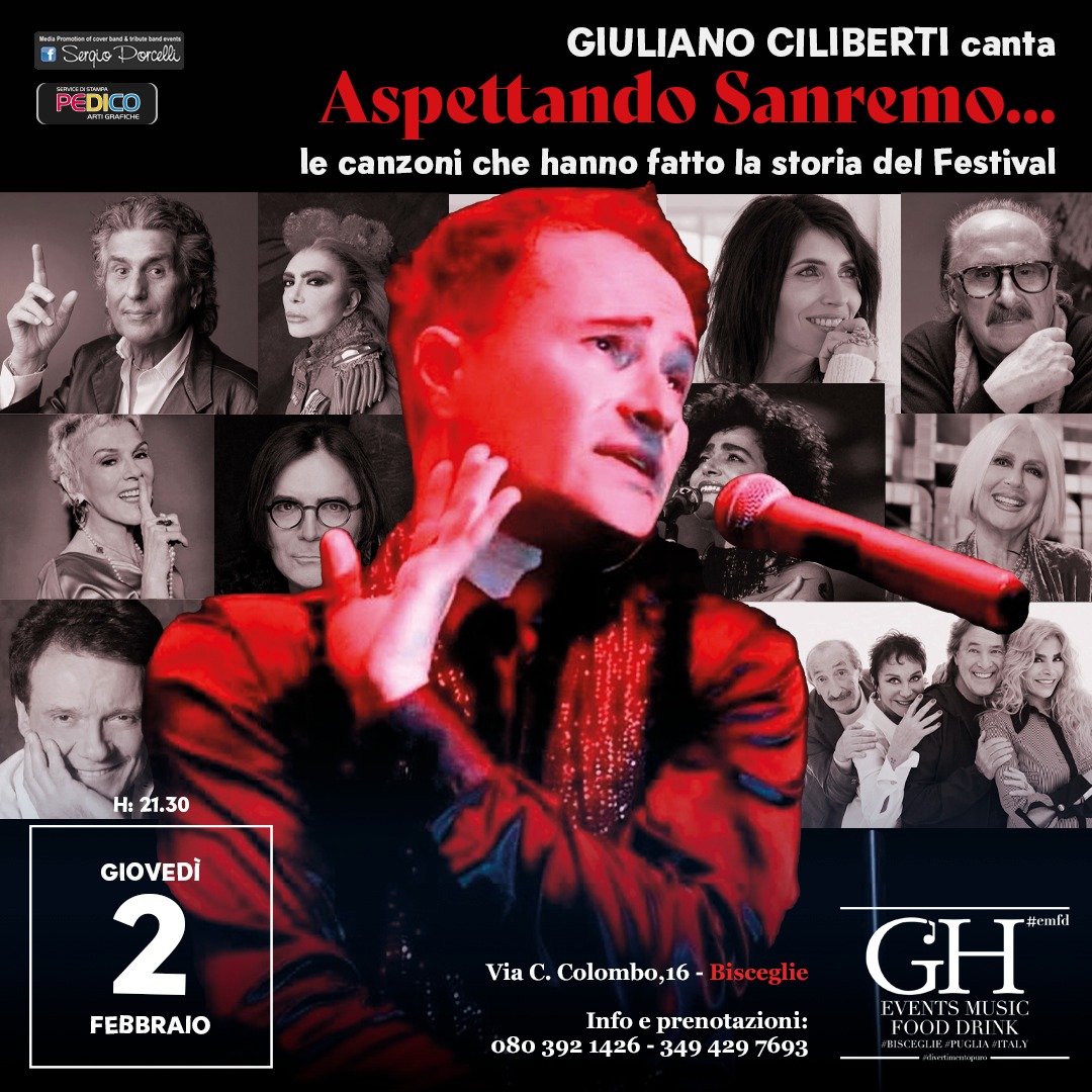 GIOV 2 A BISCEGLIE GH 
 info 349 4297693
 @tutti