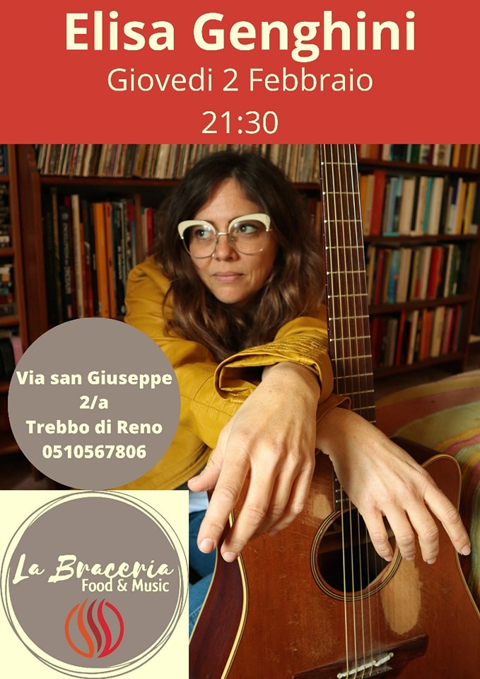 Giovedi 2 Febbraio 21:30
 Elisa Genghini, figlia di un bagnino e una tedesca in …