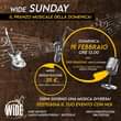 Domenica 19 febbraio il pranzo di carnevale 
 Al WIDE BISTROT con la musica di P…