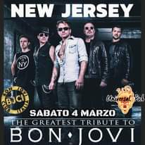 Pronti per stasera ? 
Sabato 4 Marzo  NEW JERSEY – ( Bon Jovi Tribute Band ) – I…