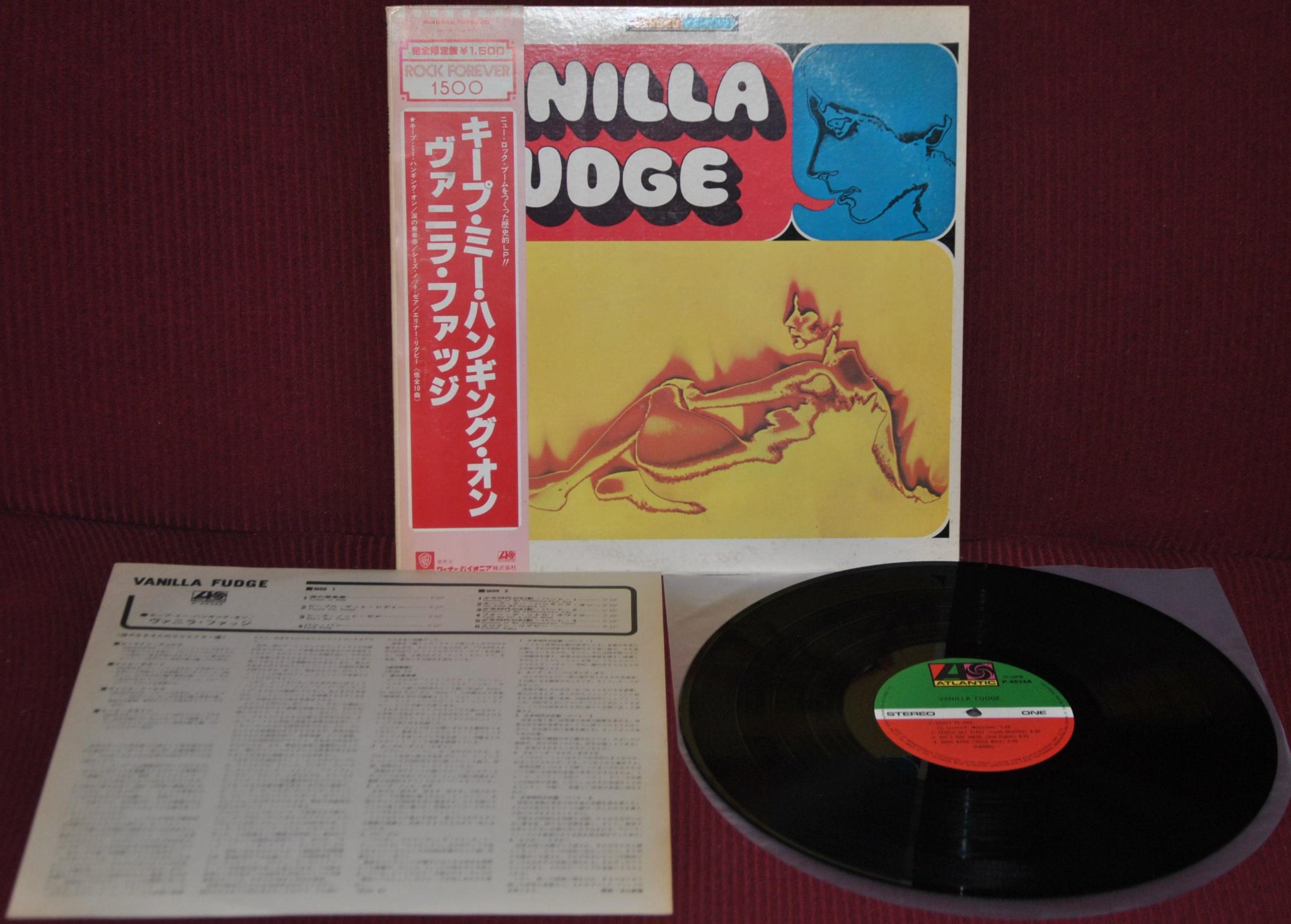 VANILLA FUDGE – SAME – WARNER BROS. P-4534A 1978 – LP JAPAN OBI NM

LP EDIZIONE …