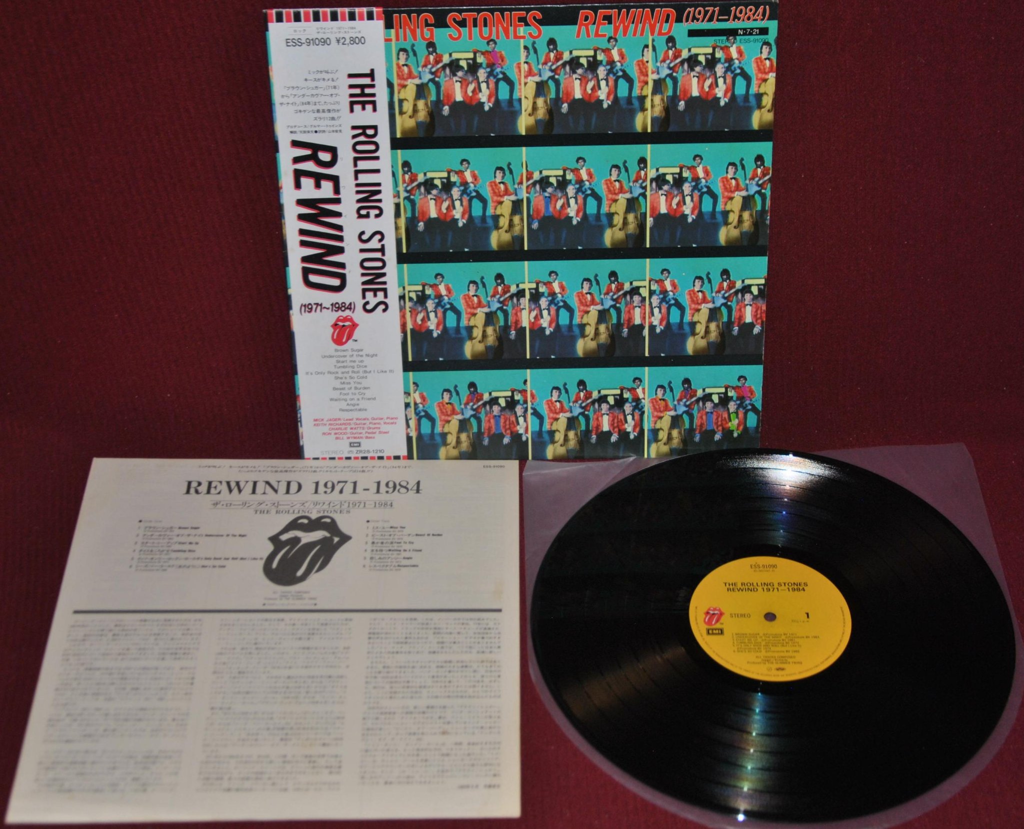 ROLLING STONES – REWIND 1971-1984 – EMI ESS-91090 1984 – LP JAPAN OBI

LP COMPIL…