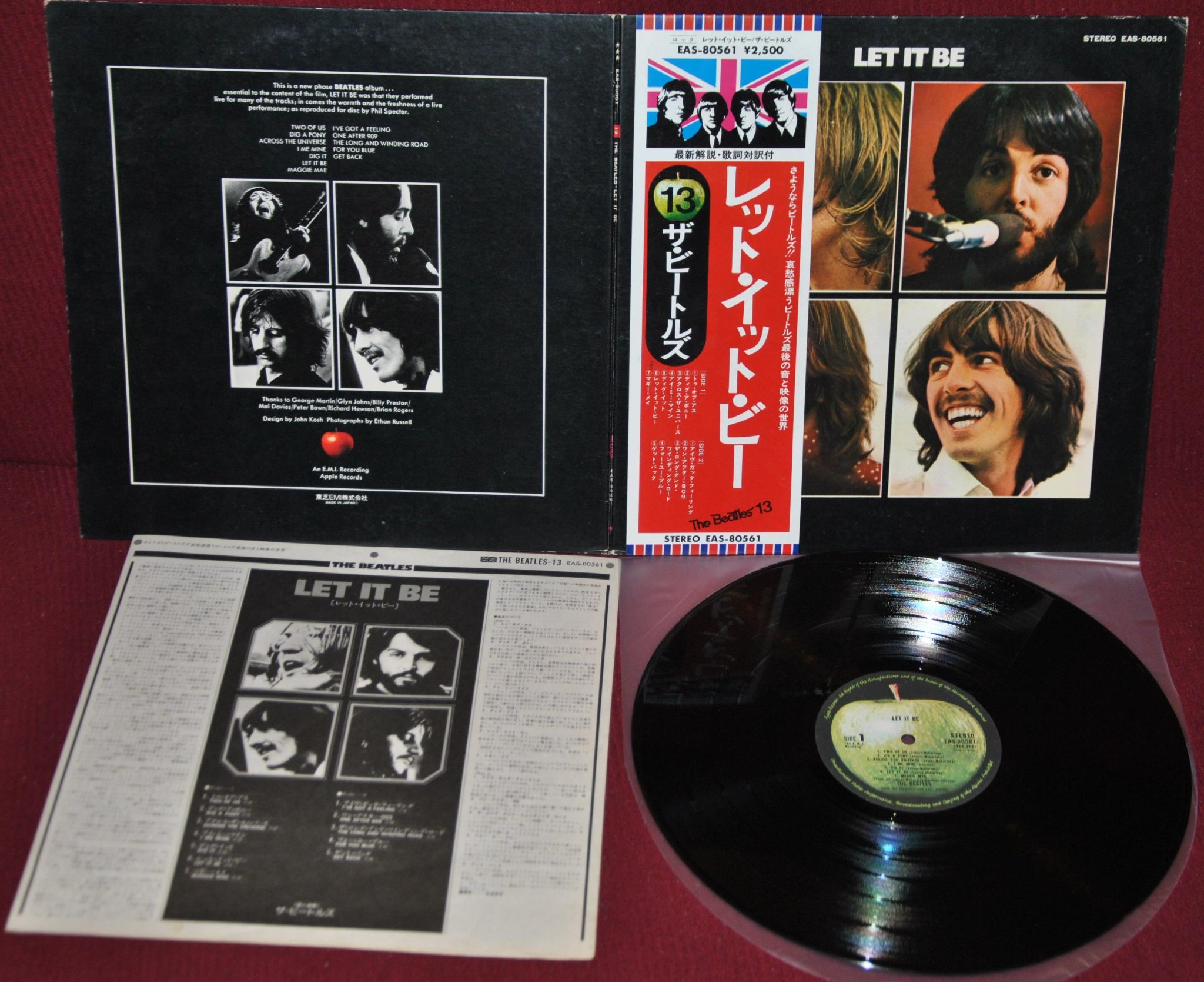 BEATLES – LET IT BE – APPLE EAS-80561 1976 – LA JAPAN OBI NM

LP EDIZIONE GIAPPO…