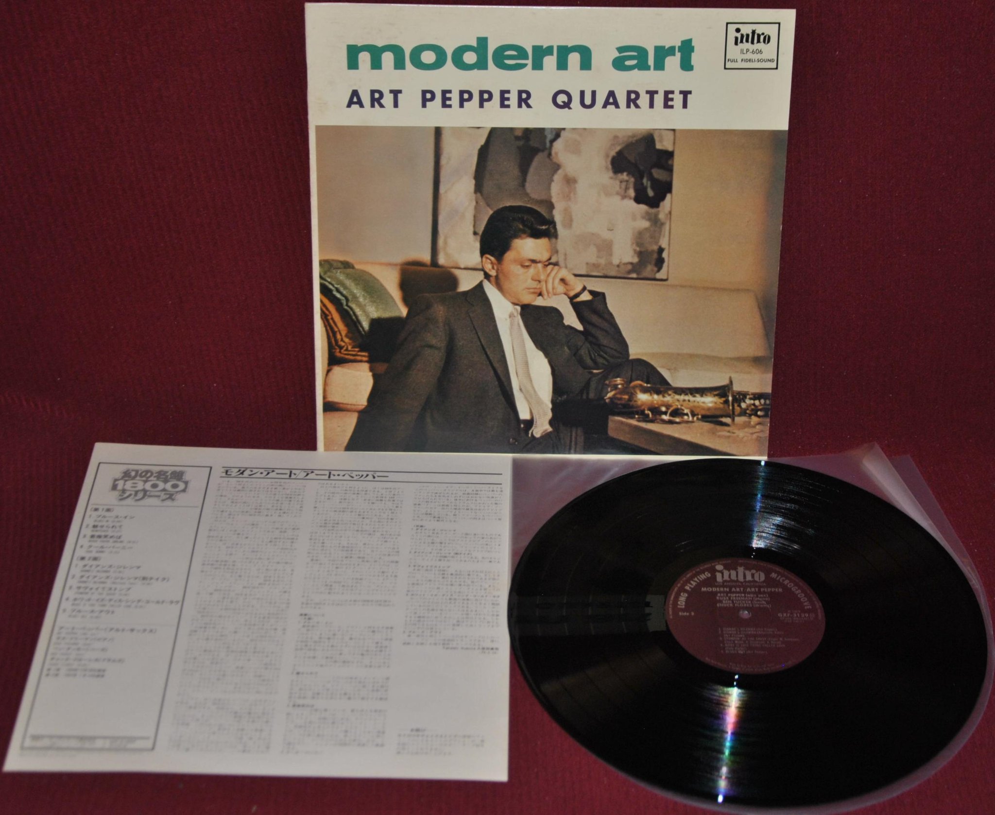 ART PEPPER QUINTET – MODERN ART- INTRO RECORDS GXF 3129(M) 1979 – LP JAPAN NM ED…