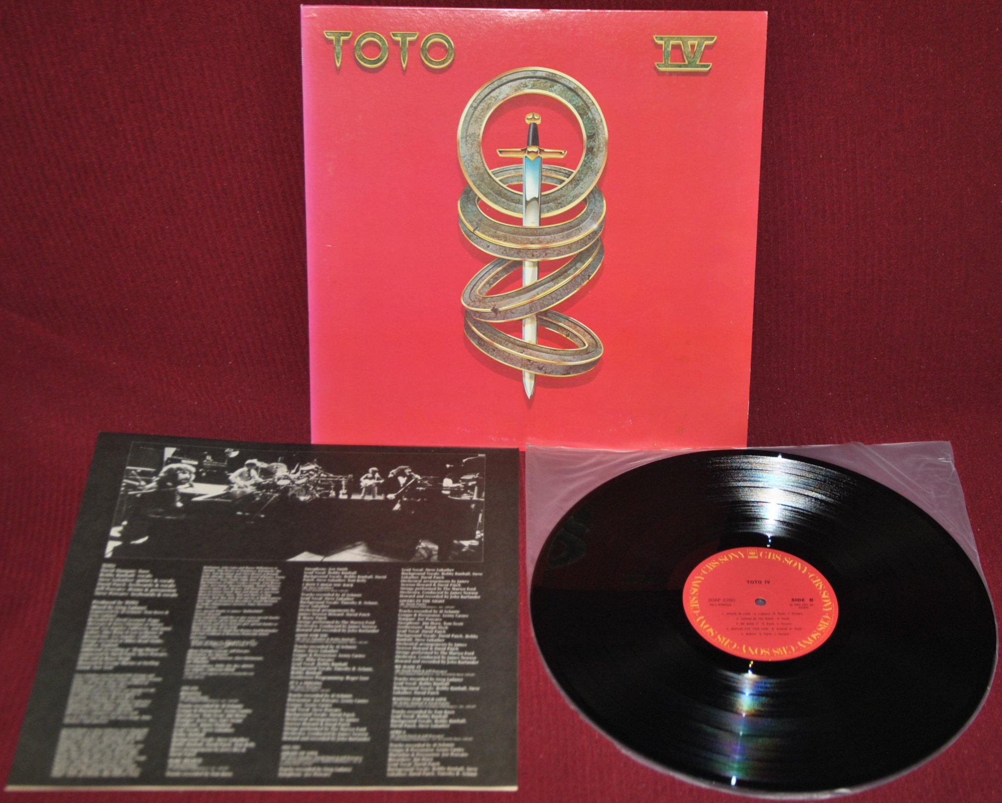 TOTO IV – CBS/SONY 20AP 2280 1982 – LP JAPAN NM 1A EDIZIONE

LP PRIMA EDIZIONE G…
