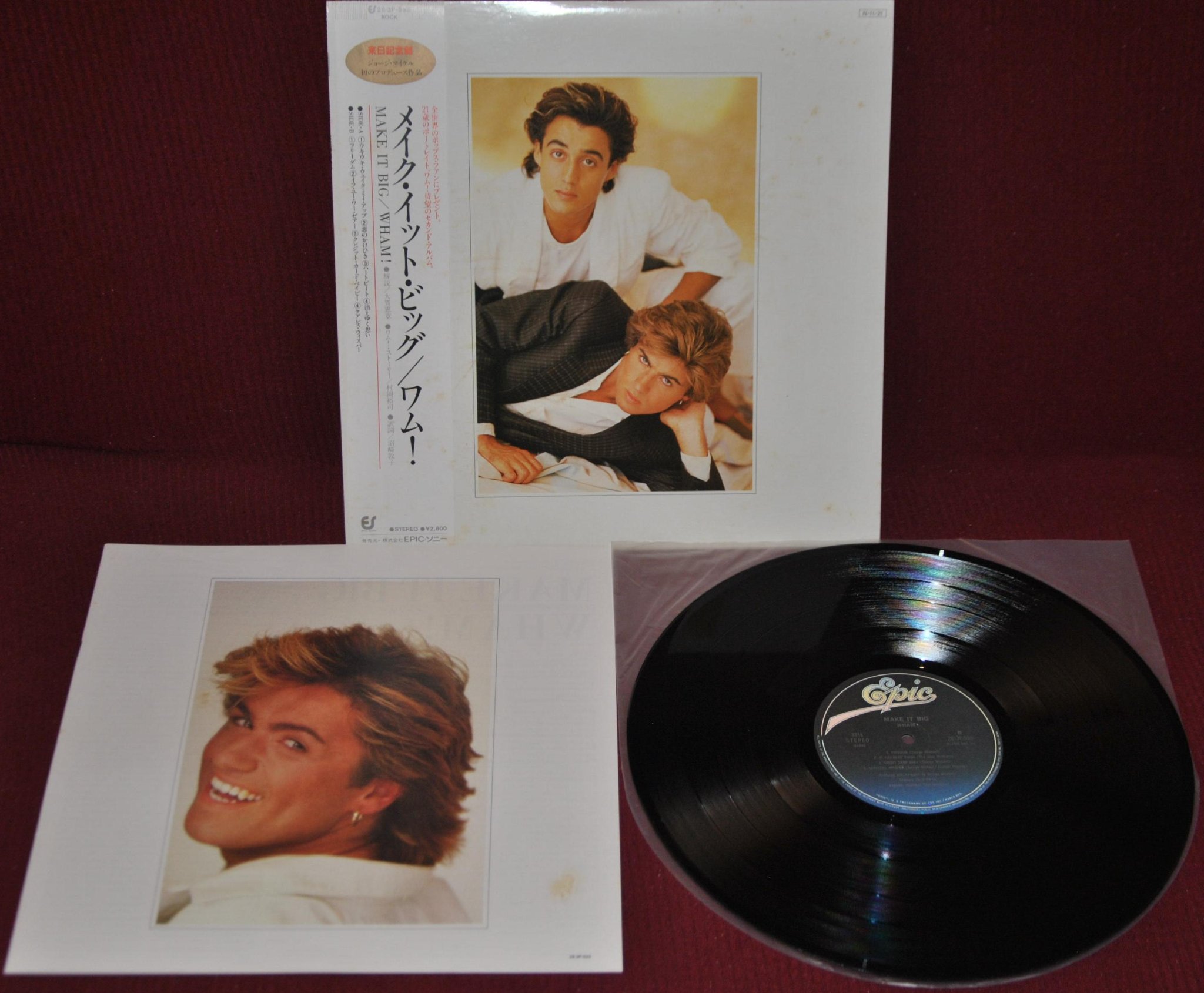 WHAM! – MAKE IT BIG – EPIC 28 3P-555 1984 – LP JAPAN OBI NM 1A EDIZIONE

LP PRIM…