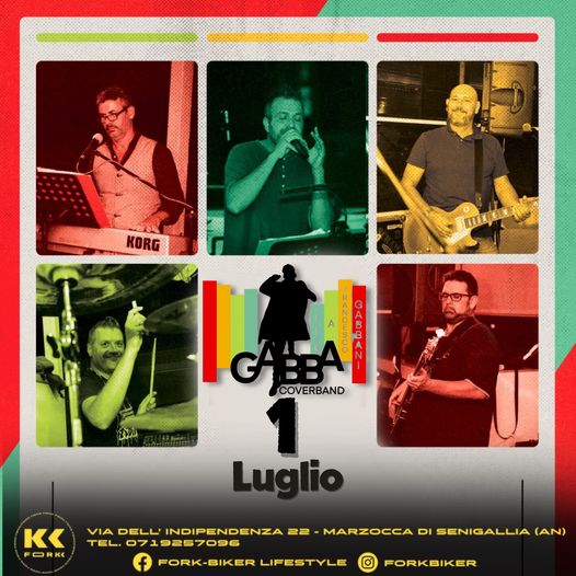 Questa sera Sabato 1 Luglio grande evento di musica live alla FORK, arrivano i…
…