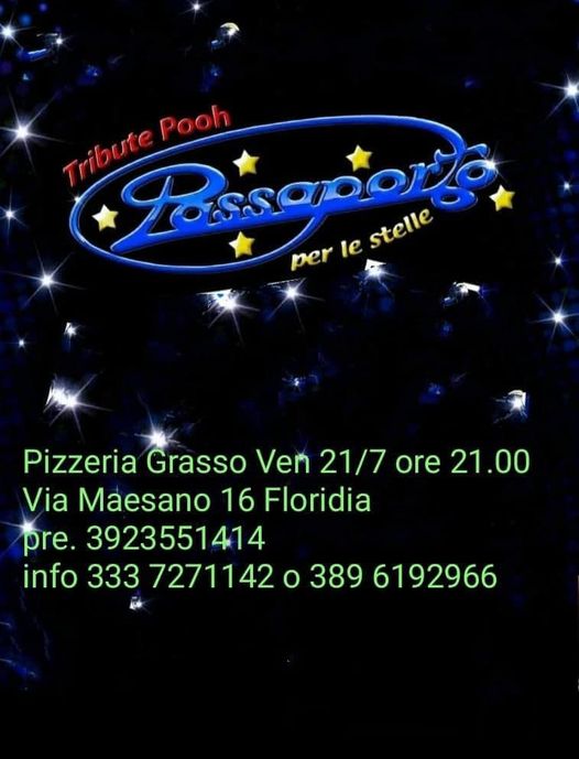 Per un live ricco di emozioni!
 A P O T E O S I