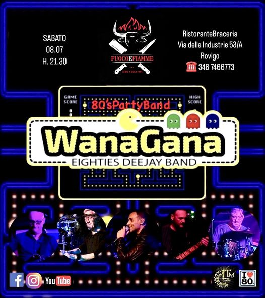 NOTTEOTTANTA 
 sotto le stelle stasera al FUOCOeFIAMME  VI ASPETTIAMO