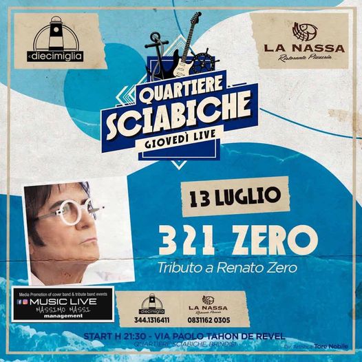 @tutti
 GIOVEDI 13 LUGLIO 
 PER LE INFO E PRENOTAZIONE 
 TUTTO IN LOCANDINA 
 MU…