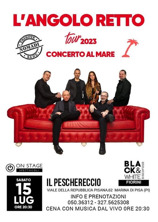 Grande ritorno per  L’Angolo Retto Nomadi Tribute Band al Disco Fiorini !!!!!
 u…