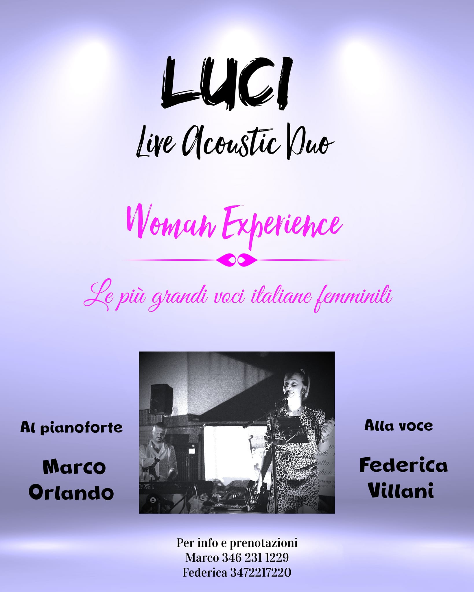Ciao a tutti! Vorrei presentare il nostro Duo LUCI 
 Proponiamo due tipologie di…