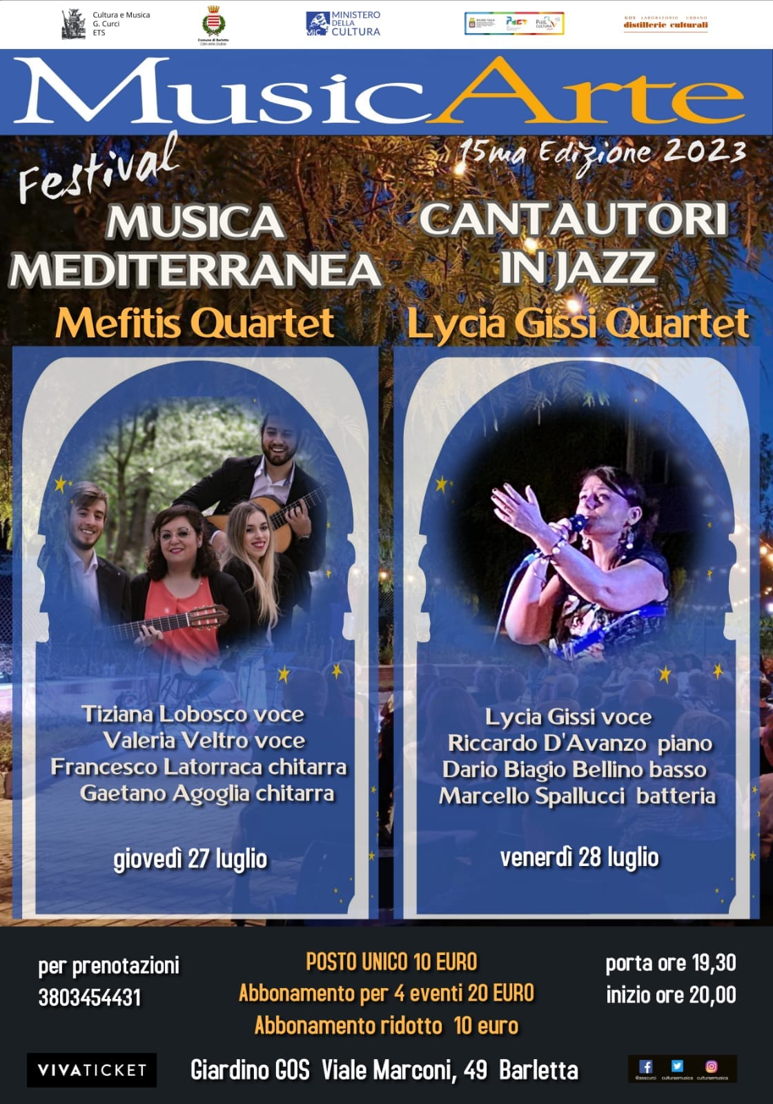 Quest’estate nel suggestivo Giardino del Laboratorio Urbano Gos a Barletta ti a…