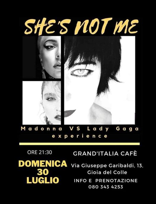 Amici ci vediamo questa sera a Gioia del Colle presso il 
Grand’italia Cafè 
 No…