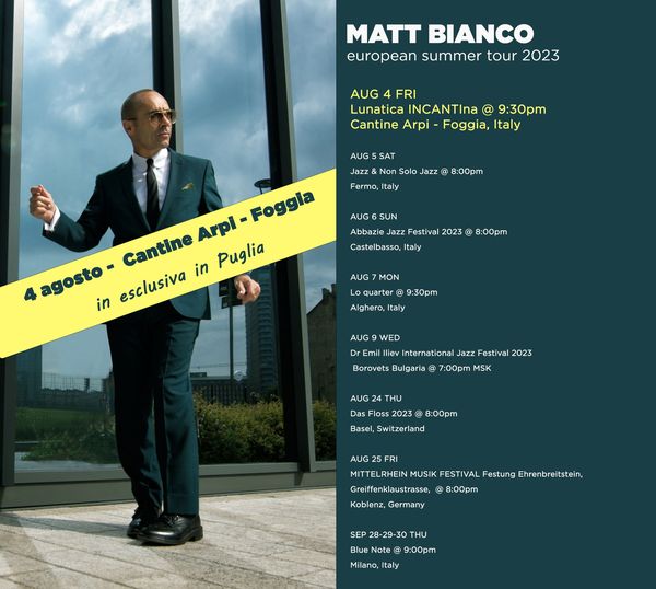 Inizia da questa esclusiva pugliese 
Ecco le date del tour europeo dei grandi Ma…