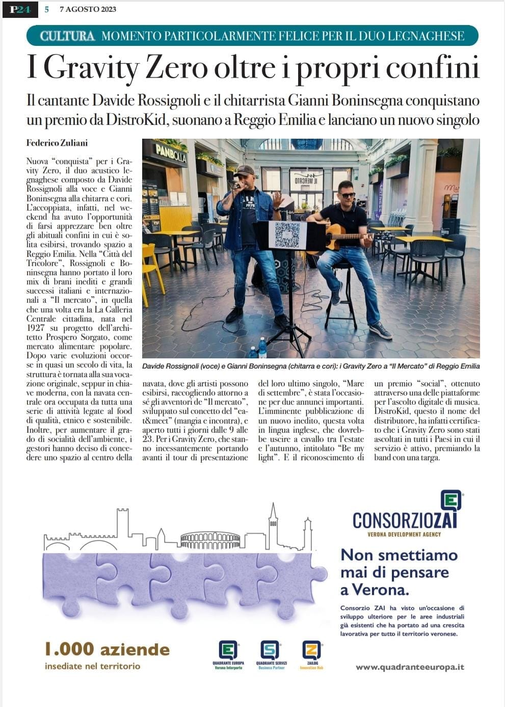 Sempre felici e questa volta sorpresi 
 Ringraziamo Pianura24 – Il quotidiano de…