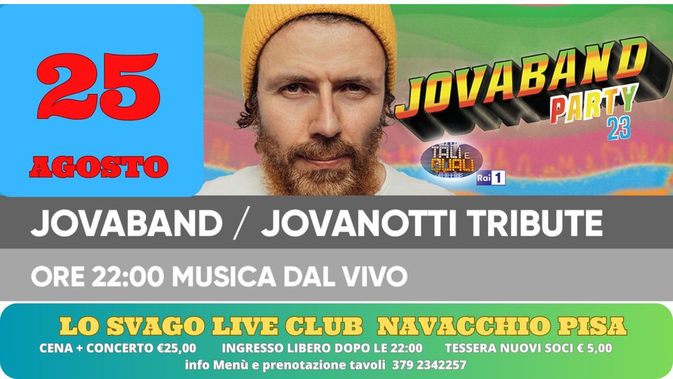 SAVE THE DATE VENERDI’ 25 AGOSTO 
Trasformare LO SVAGO in un Beach Party?!
Ci pr…