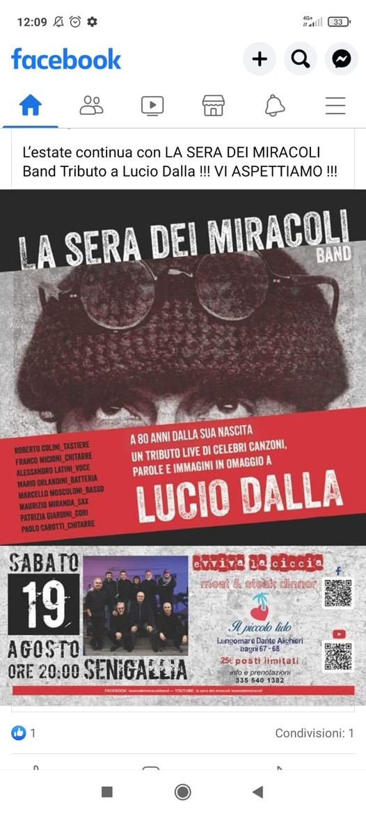 Senigallia sabato 19 Agosto !
