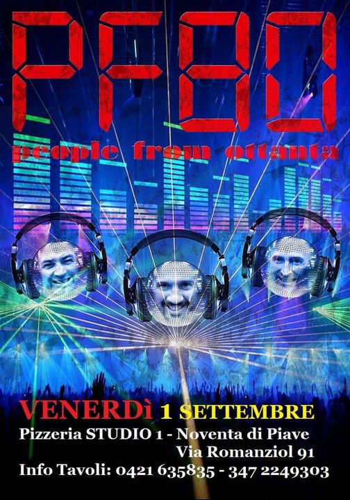 VENERDÌ 1 SETTEMBRE