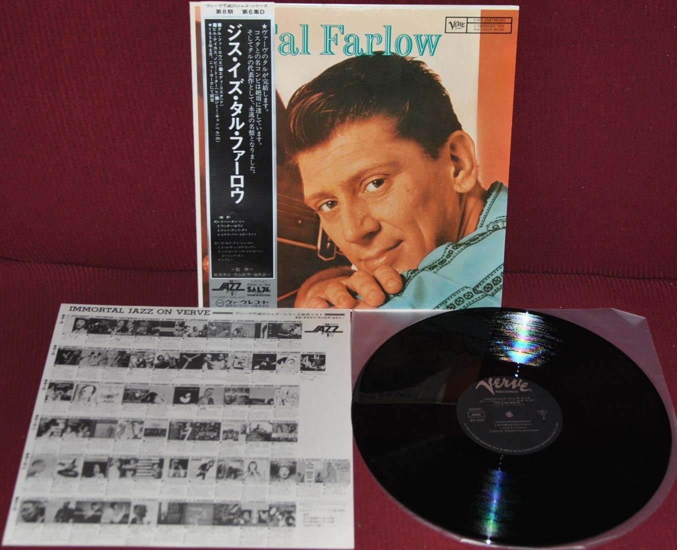 TAL FARLOW – THIS IS TAL FARLOW – VERVE MV 2587 1976 – JAPAN OBI NM

LP EDIZIONE…