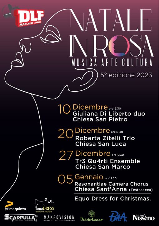 Natale in Rosa 
 Caltanissetta dal 10 Dicembre al 5 gennaio 2024