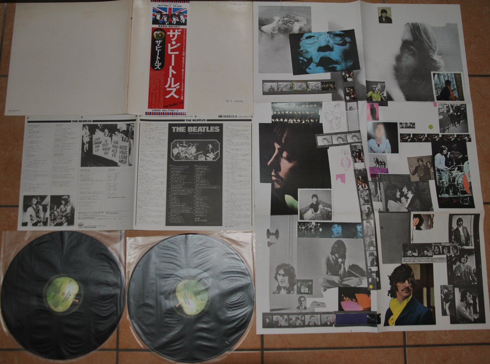 THE BEATLES – WHITE ALBUM – APPLE EAS-77001/2 1976  –  2LP JAPAN OBI NM POSTER

…