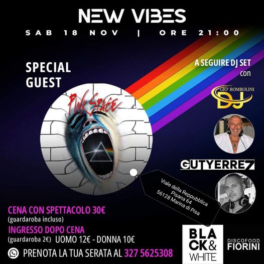 SABATO 18 inizia con una Cena accompagnata da uno spettacolo coinvolgente… con i…