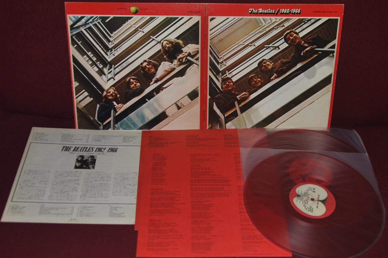 THE BEATLES 1962-66 1967-70 – APPLE EAS-50021-22 50023-24 1978 – 4LP JAPAN NM VI…