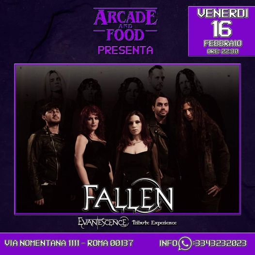 Arcade And Food – Hamburgeria 
 Suona EVANESCENCE!