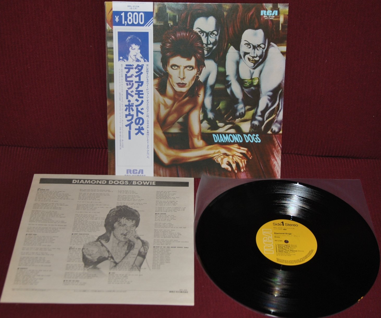 DAVID BOWIE – DIAMOND DOGS – RCA RPL 2104 1982 – JAPAN OBI LP NM

LP EDIZIONE GI…