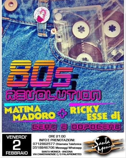 ♡STASERA ♤REMEMBER 80!  CENA SPETTACOLO♧