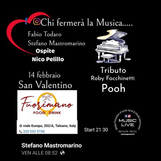 @tutti
 Vi Aspettiamo 14 FEBBRAIO SAN VALENTINO