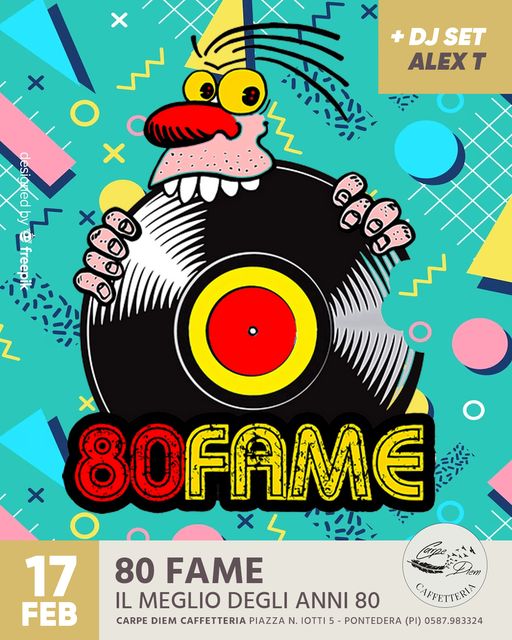 PRONTI X DOMANI SERA?! Noi e gli 80fame ovviamente si! Il meglio della musica #…
