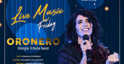 Venerdì 16 febbraio al Wide bistrot 
La bella musica live con tributo a GIORGIA!…