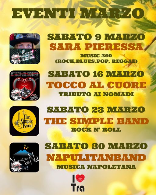 Tenetevi forte  arriva il mese di marzo 
Ecco i nostri eventi di Marzo 
 Sara Pi…