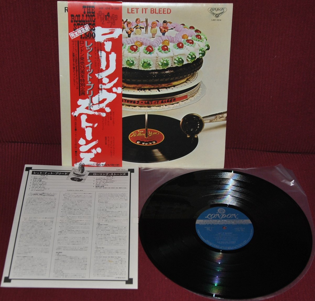 ROLLING STONES – LET IT BLEED – LONDON LAX-1014 1976 – LP JAPAN OBI NM

LP EDIZI…