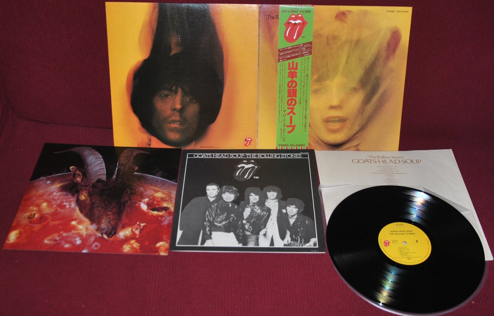 ROLLING STONES – GOATS HEAD SOUP – ROLLING STONES ESS-63002 1979 LP JAPAN OBI NM…