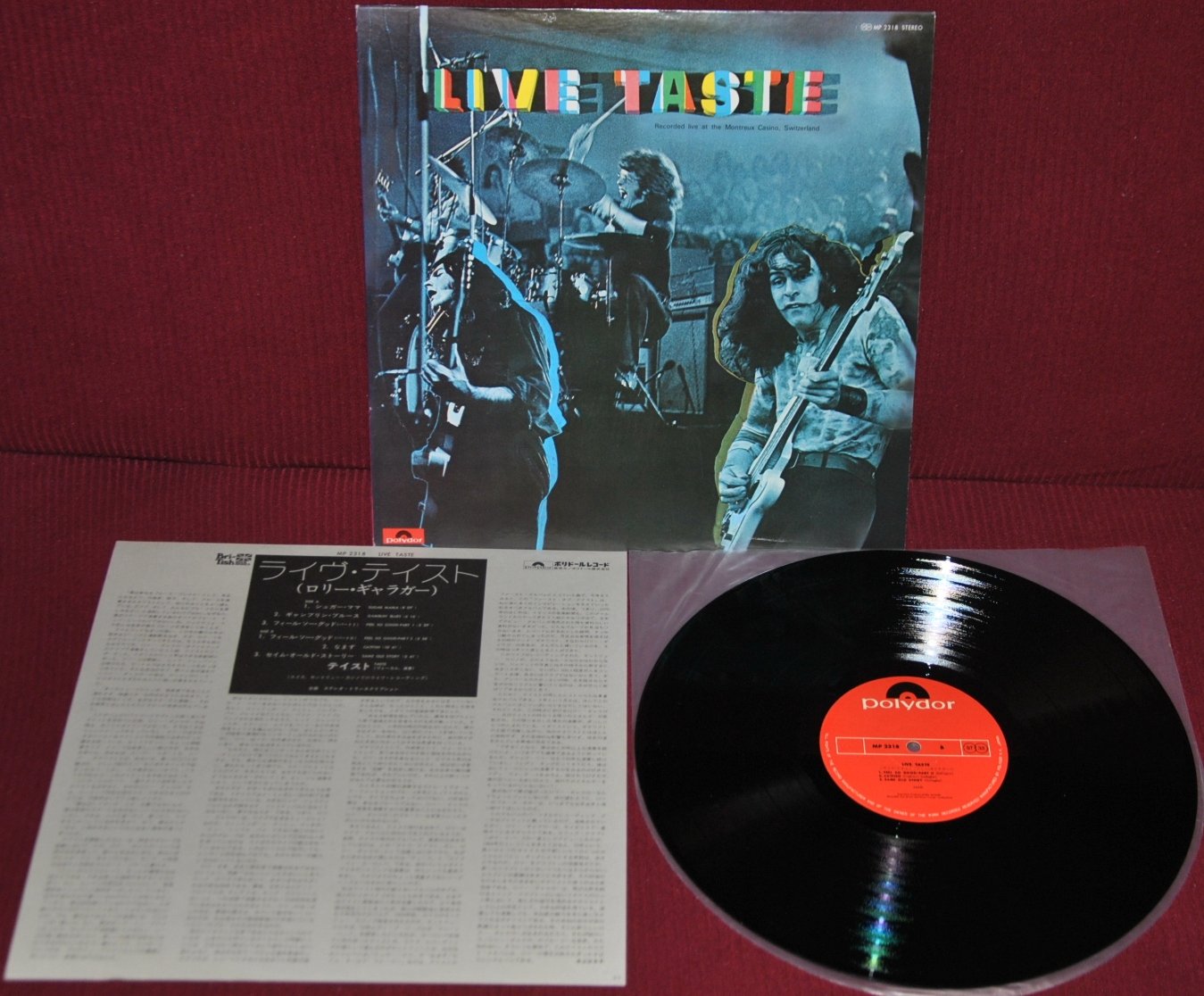 TASTE – LIVE TASTE – POLYDOR MP 2318 1973 – LP JAPAN NM 1A EDIZIONE

LP PRIMA ED…