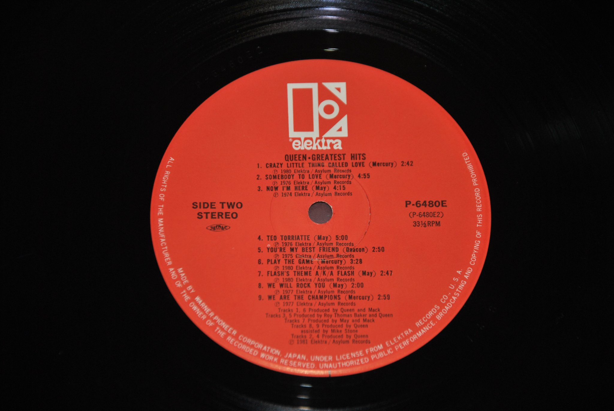 QUEEN – GREATEST HITS – ELEKTRA P-6480E 1981 – LP JAPAN OBI NM 1A STAMPA 

LP PR…
