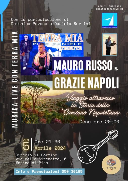 Una serata che Mauro Russo desiderava organizzare da tempo….finalmente ci siam…