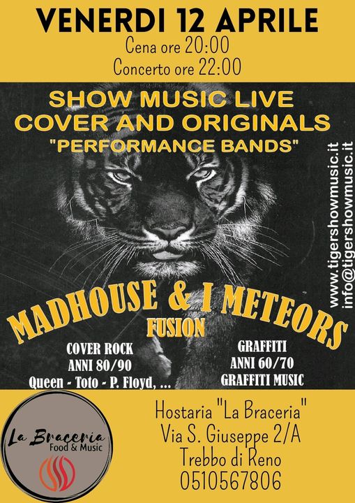 Questa sera!
 Un tuffo nel passato
 Con i più celeberrimi brani del Rock anni 80…