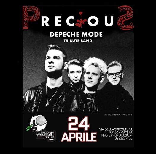 Il 𝟐𝟒 𝐀𝐏𝐑𝐈𝐋𝐄 per la prima volta PRECIOUS – Depeche Mode Tribute al MidNight Pub …