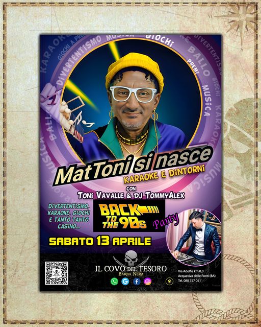 𝗕𝗔𝗥𝗕𝗔 𝗡𝗘𝗥𝗔 – 𝗜𝗟 𝗖𝗢𝗩𝗢 𝗗𝗘𝗟 𝗧𝗘𝗦𝗢𝗥𝗢 
*Evento MatToni si nasce 13 aprile 2024* 

Pros…