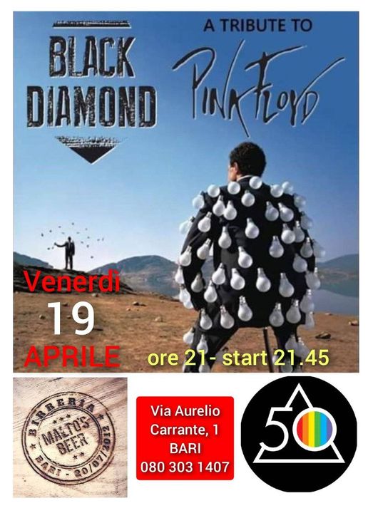 Venerdì 19 Aprile, ore 21
 Live at Malto’s beer – Bari