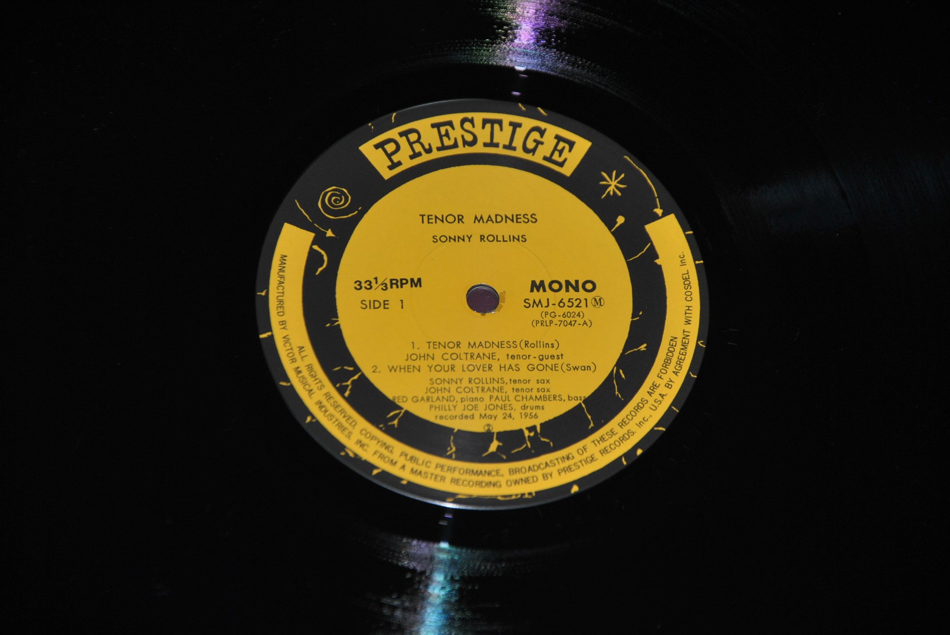SONNY ROLLINS – TENOR MADNESS – PRESTIGE SMJ-6521 (M) 1976 – LP JAPAN OBI NM MON…