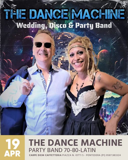 PRONTI PER QUESTA SERA?! Arrivano i The Dance Machine per farci ballare e canta…